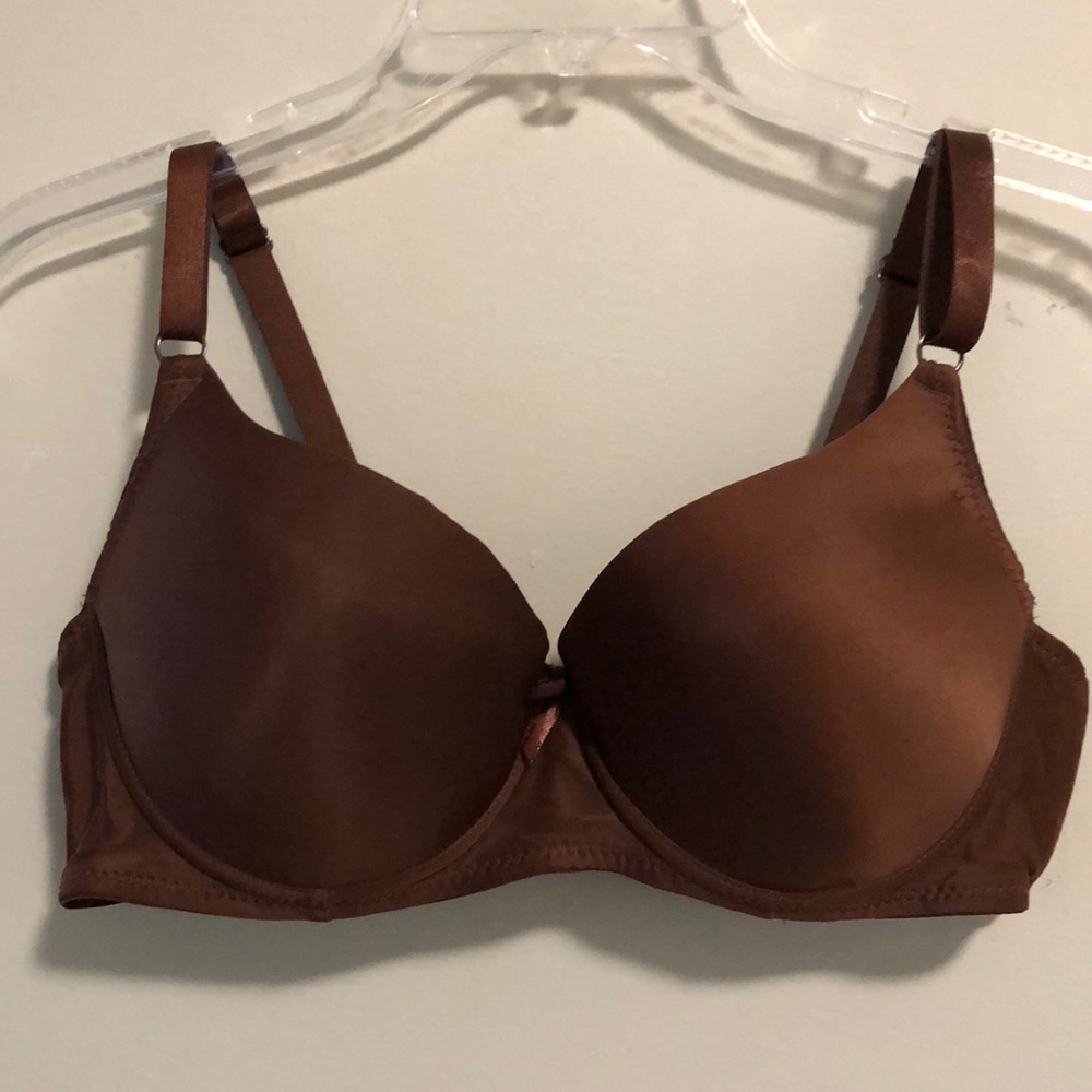 Mamia Bra Underwire Padded Brown SZ 40D EUC